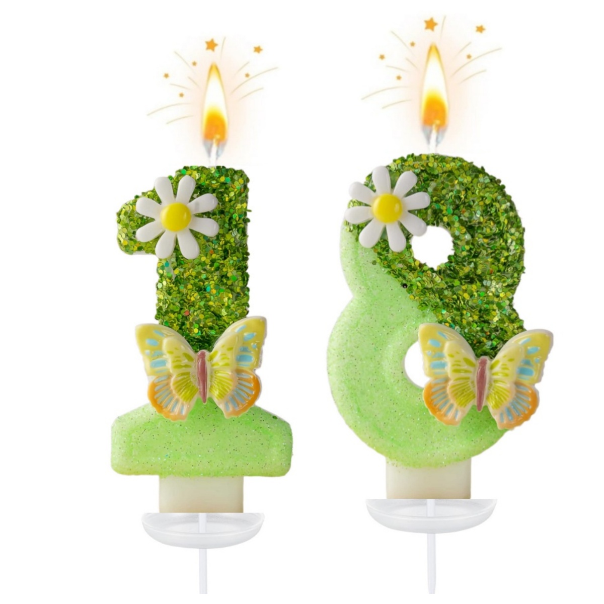 Garden Camera - New 0-9 Number Birthday Candles Original