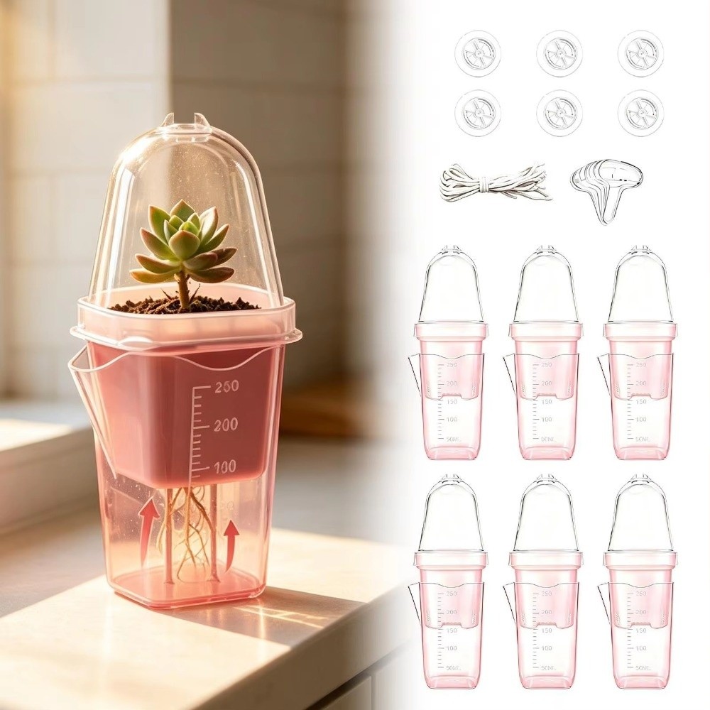 Hydroponic Grow Pod - Plastic Self-Watering Flower Pots Double-Layer Structure
