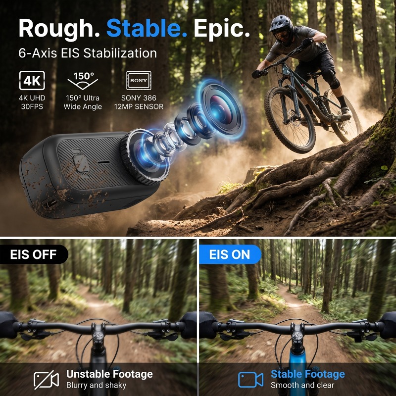 APEX Action 4K Camera  Mini PO - Garden Camera ulasan dan harga