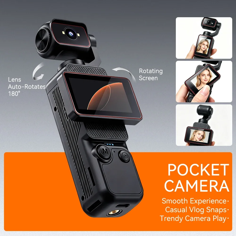 New Pocket Handheld Vlog Camer - Garden Camera ulasan dan harga