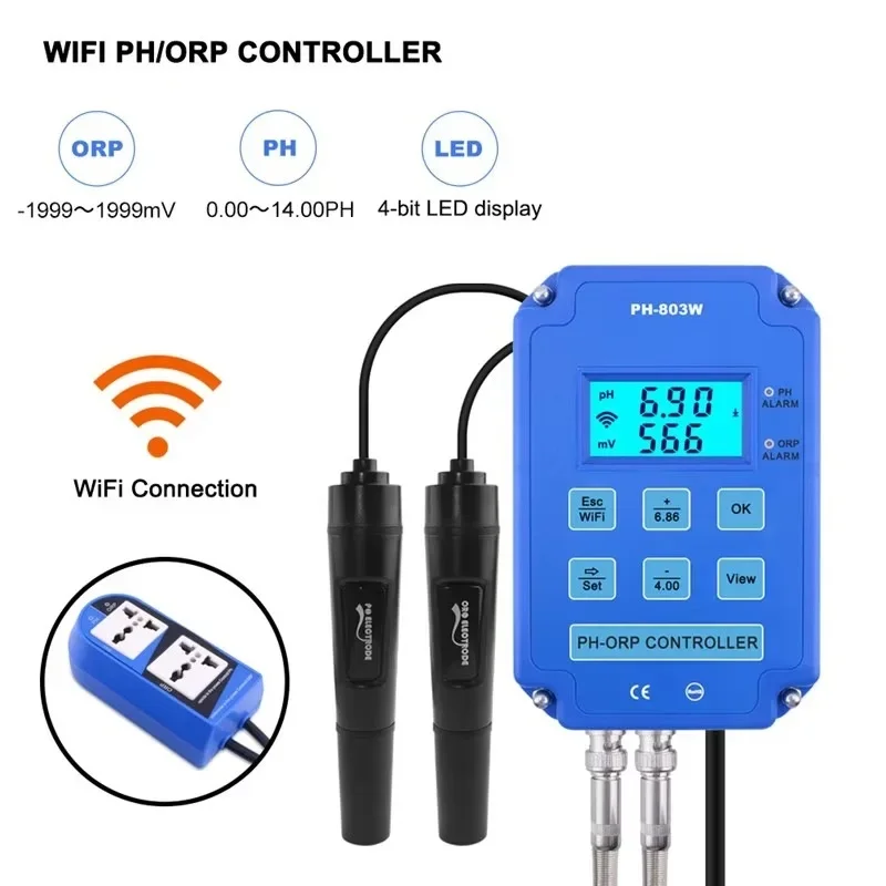 PH-803 Digital 2&1 PH ORP Redo - Plant Monitor ulasan dan harga