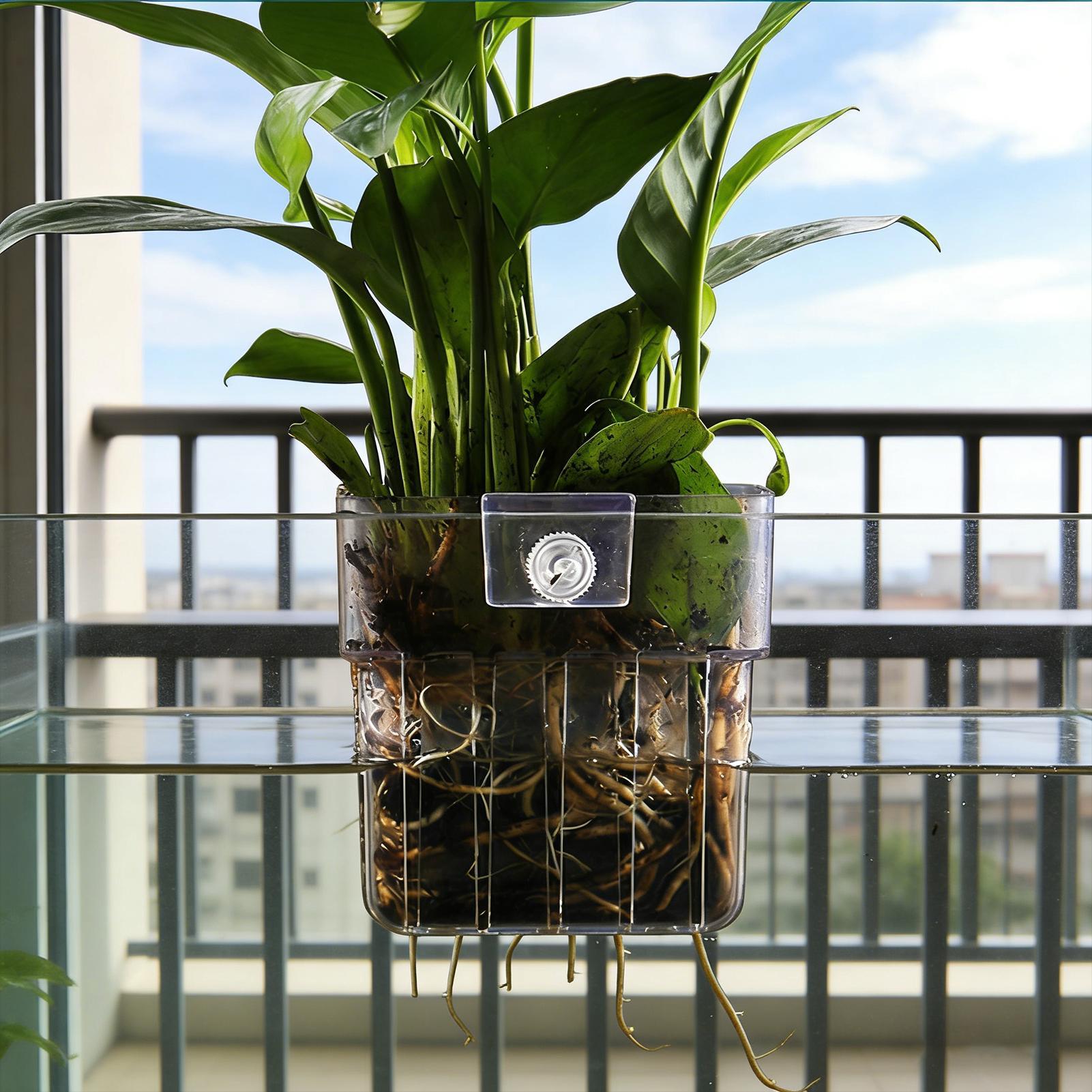 Aquarium Transparent Hanger Po - Hydroponic Grow Pod ulasan dan harga
