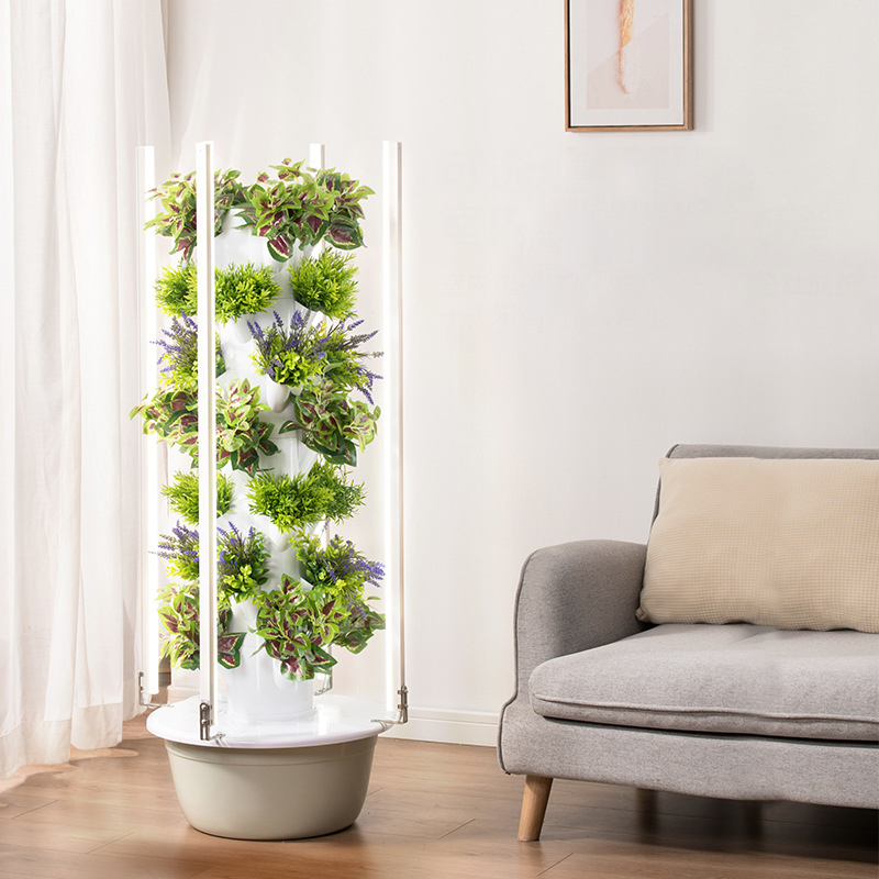 With Led Grow Light Space Tree - Hydroponic Tower ulasan dan harga